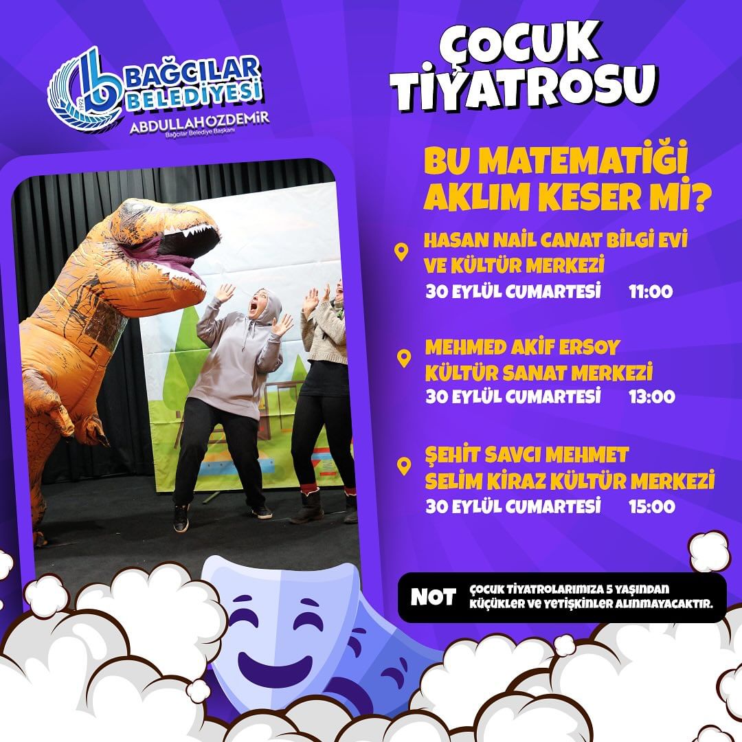 Bağcılar Belediyesi - Çocuk Tiyatrosu: Bu Matematiği Aklım Keser mi?